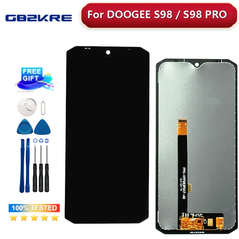 DOOGEE S98 LCD ÷̿  6.3 ġ, ġ ũ 100% ׽Ʈ, S98PRO Ÿ  ü ޴, ǰ